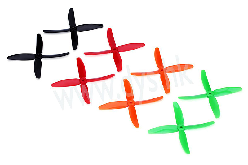[�˾���ũ]  DYS RED 5x4x4 5040 4-Blade Hi-Performance Prop FPV Propeller CW/CCW 4�� 3