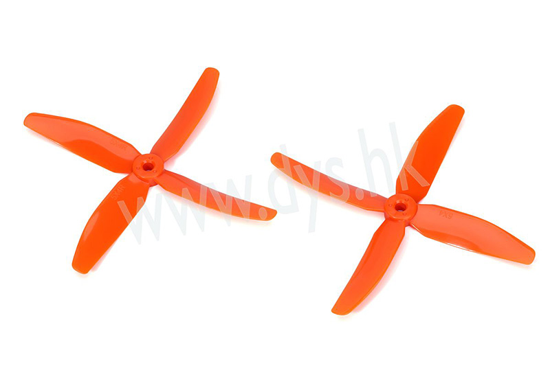 ¾Ë¾¾¹ðÅ© DYS ORANGE 5x4x4 5040 4-Blade Hi-Performance Prop FPV Propeller CW/CCW 4°³ 2
