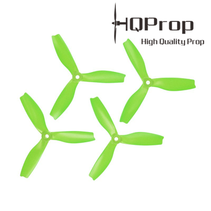 ¾Ë¾¾¹ðÅ© HQProp DPS 5x4x3 Durable Propeller - (CW2/CCW2 - Green) - ¹«ÀûÇÁ·Ó 1