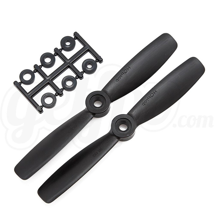 ¾Ë¾¾¹ðÅ© HQProp 5.5x4.5 Bullnose Á¤ÇÇÄ¡ Black 2pcs 2