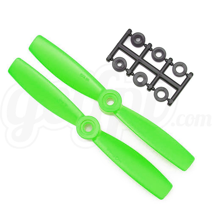 [�˾���ũ]  HQProp 5x4.5R Bullnose ����ġ Green 2pcs 2