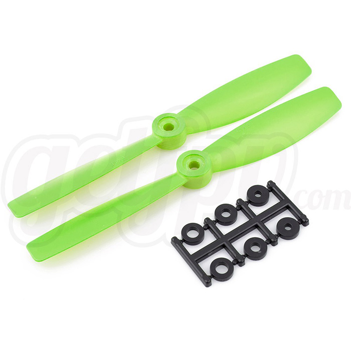 ¾Ë¾¾¹ðÅ© HQProp 6x4.5 Bullnose Á¤ÇÇÄ¡ Green 2pcs 2