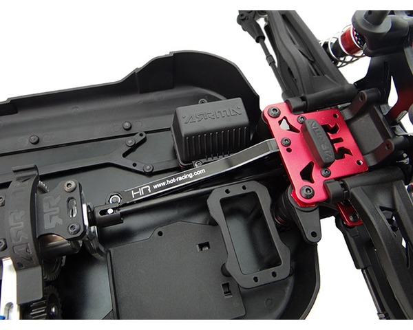 [�˾���ũ] HRAAON28C01 [HOT RACING] AoN28C01 Aluminum Front Chassis Brace: (black) - Kraton Outcast Senton 1