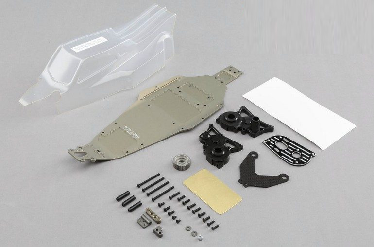 �˾���ũ TLR338005 [TLR Racing] Team Losi Racing 22 3.0 Dirt Laydown Transmission Conversion Kit (�����Ǹ�) 1