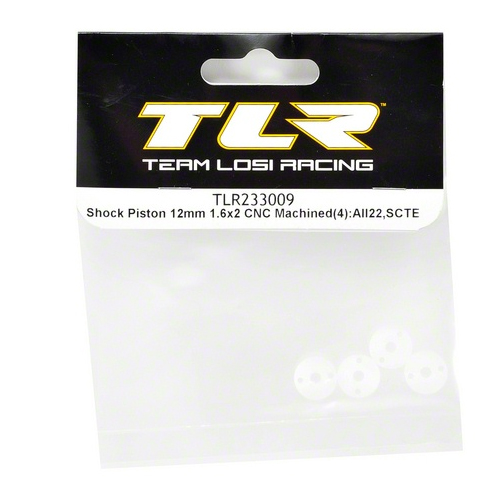 [˾ũ] TLR233009 [TLR Racing] Team Losi Racing 12mm CNC Machined Shock Piston (4) (1.6x2) 1