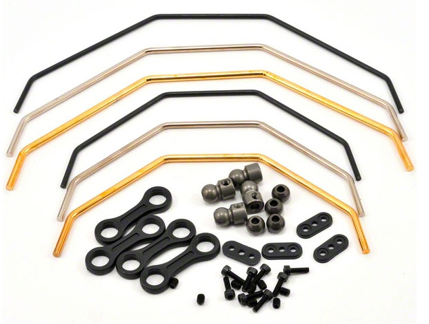 [˾ũ] LOSB2562 [TEAM LOSI] Team Losi Front, Rear Sway Bar Set w/Hardware (6) 5IVE-T,MINI WRC 1