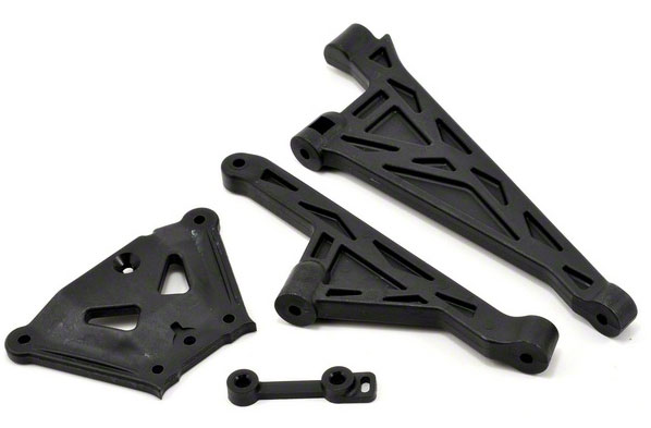 [�˾���ũ] LOSB2558 [TEAM LOSI] Team Losi Front, Rear Chassis Brace Set w/Spacer(5IVE-T) 1