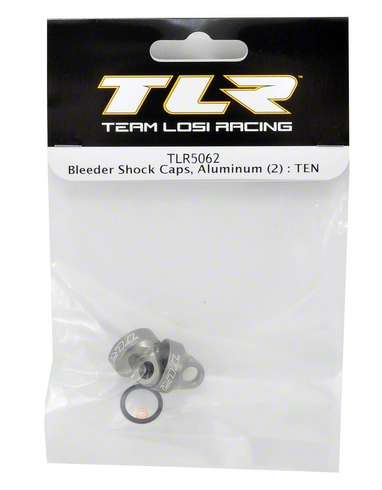 [�˾���ũ] TLR5062 [TLR Racing] Aluminum Bleeder Shock Cap Set (2)  (Option Part) 1