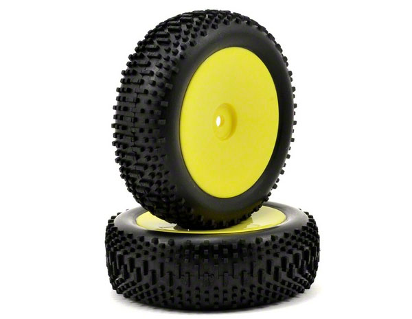 [�˾���ũ] LOSB1889 [TEAM LOSI] Team Losi Mini King Pin Pre-Mounted Front Tire Set (2) (Mini 8IGHT) 1