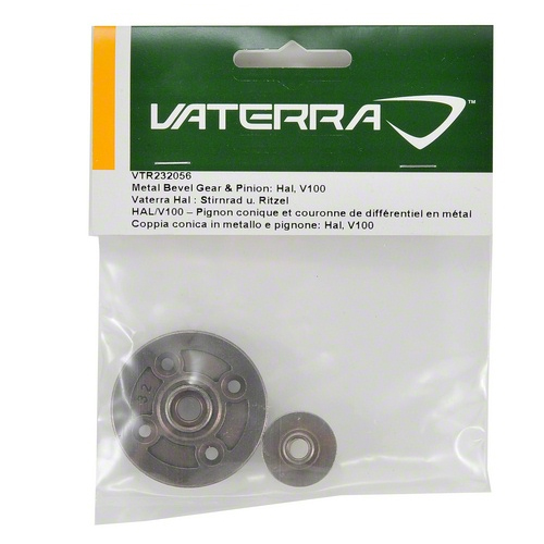 [�˾���ũ] VTR232056 [VATERRA] Metal Bevel, Pinion Gear Set :Halix 1