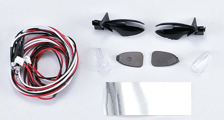 [�˾���ũ] 19667 [HJ Model LTD] HY00172  1/10 �·ε� ������ ��з� Back mirror (LED������) 2