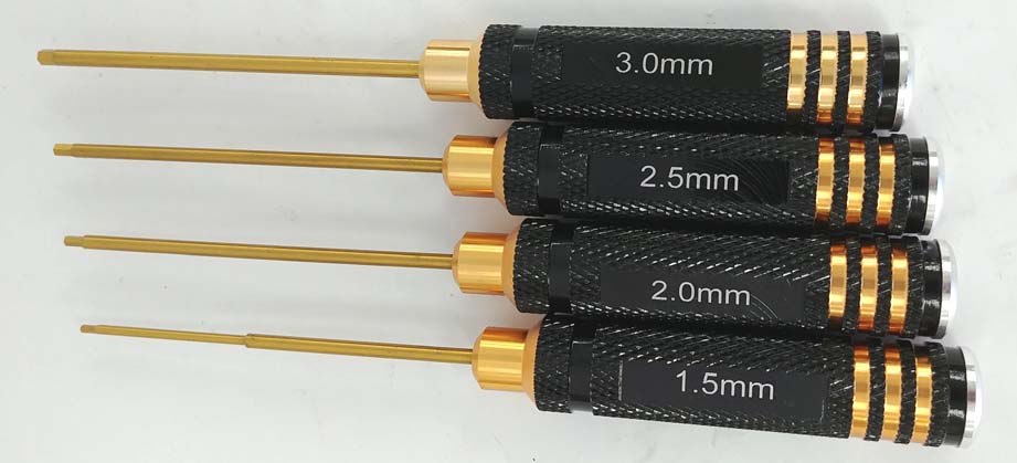 �˾���ũ HSS-GD [Ares Racing] [��ȭ�� ���ݽ�ƿ ��ǰ�� Gold TooL] ���� ��ġ 4�� ��Ʈ �̸� ������ BŸ�� (1.5mm/2.0mm/2.5mm/3.0mm) 1