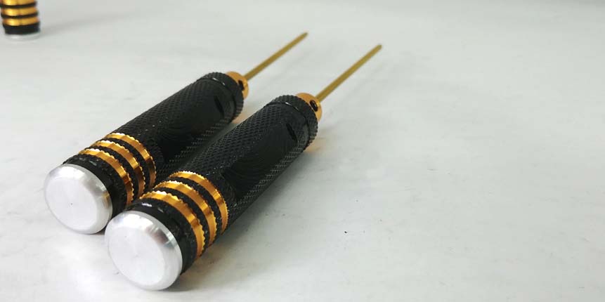 �˾���ũ HSS-GD [Ares Racing] [��ȭ�� ���ݽ�ƿ ��ǰ�� Gold TooL] ���� ��ġ 4�� ��Ʈ �̸� ������ BŸ�� (1.5mm/2.0mm/2.5mm/3.0mm) 3