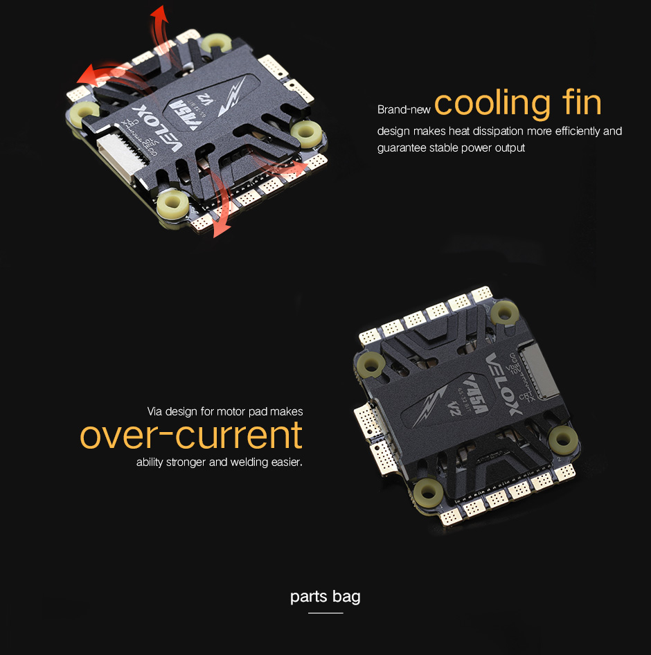¾Ë¾¾¹ðÅ© T-motor V45A V2 4in1 º¯¼Ó±â (3-6S, Blheli32) 5