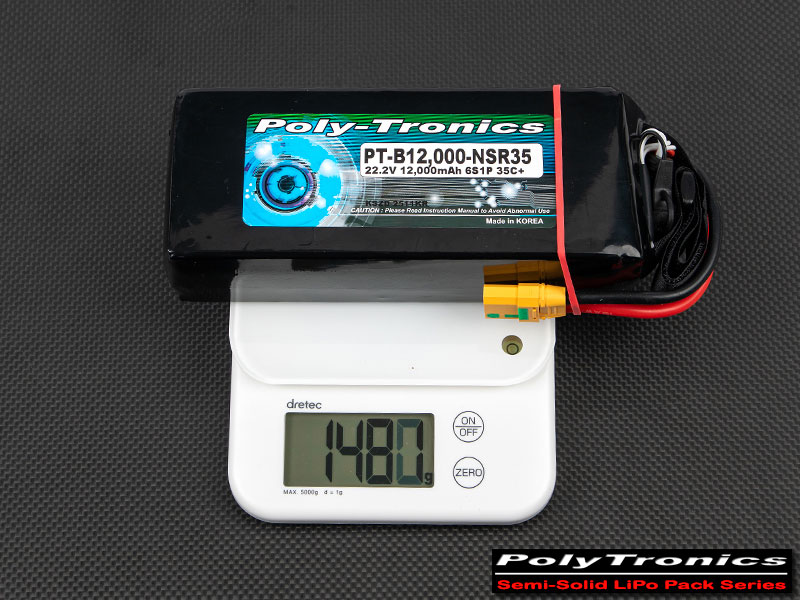 �˾���ũ PT-B12500_SS-6S [HYBRID] PT-B12500-SS-6S (22.2V/6S1P /XT90-S/Semi-Solid) �ݰ�ü ���͸� 7