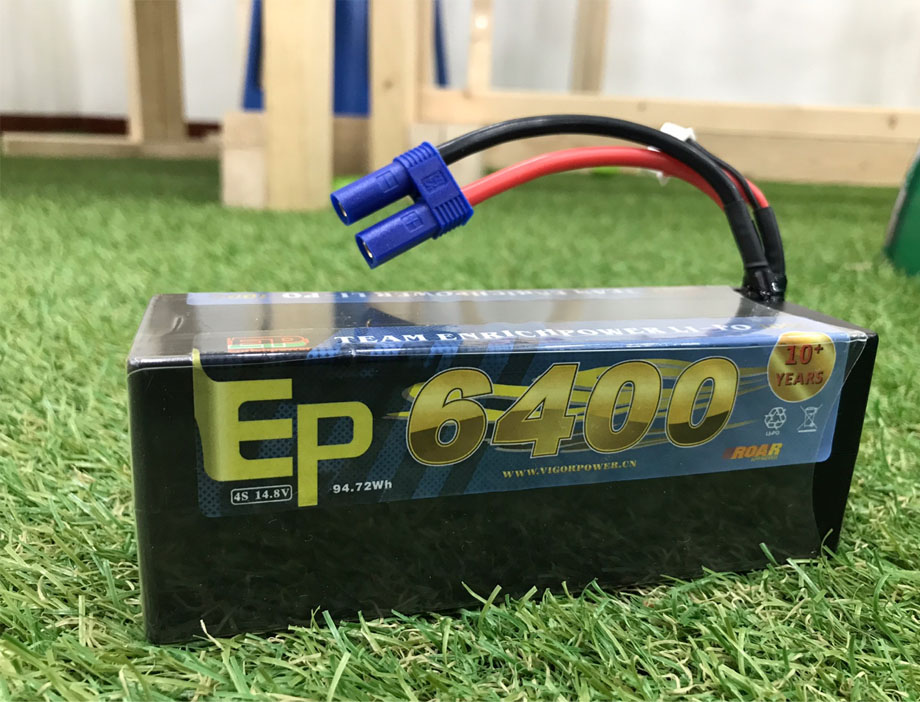 [�˾���ũ] 6400-4S-100C-EC5 [EP POWER] 14.8V 6400mah 100C �ϵ����̽� ��Ƭ������ ���͸� - EC5 2
