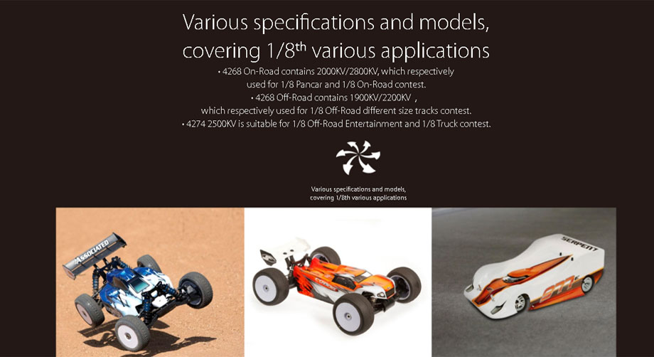 [�˾���ũ] 30401906 [HOBBYWING] XERUN 4268 SD G3 ������Ÿ�Ը���(1900KV) - 1/8�� �귯���������� (����) 10