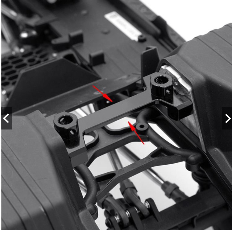 [˾ũ] 12467 12467 Metal Rear car shell brackets for Axial SCX10 III 1