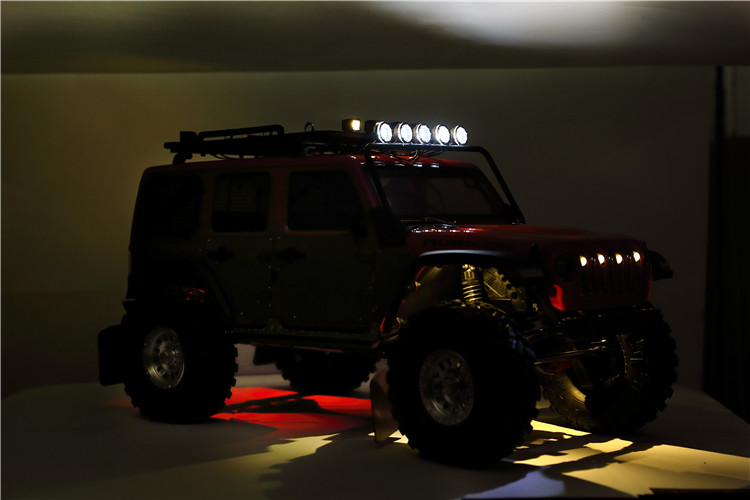[˾ũ] 14257 14257 [ ] AXIAL SCX10 III JEEP Wrangler Chassis lights Red 4