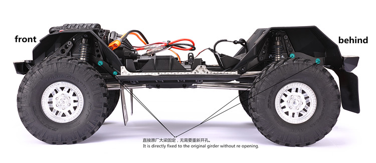 [˾ũ] 14256 14256 [ӵ尡] AXIAL SCX10 III JEEP Wrangler rubber mudguard 2