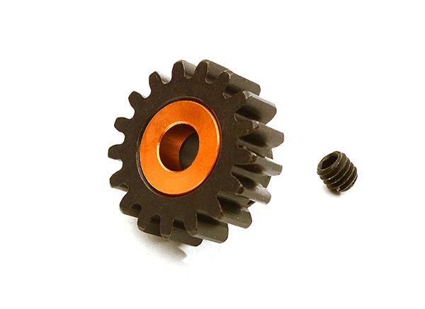 �˾���ũ C28750ORANGE [INTEGY] C28750GREY Billet Machined 17T Pinion Gear for Arrma 1/8 Kraton 6S BLX (MOD1) (Grey) 1