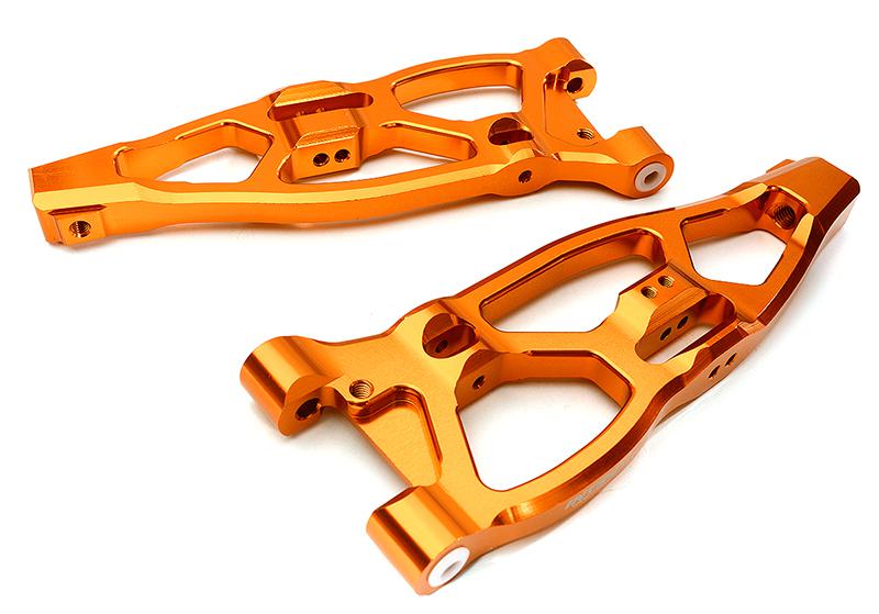 �˾���ũ C28730ORANGE [INTEGY] Billet Machined Front Lower Suspension Arm for Arrma 1/8 Kraton 6S BLX C28730ORANGE 1