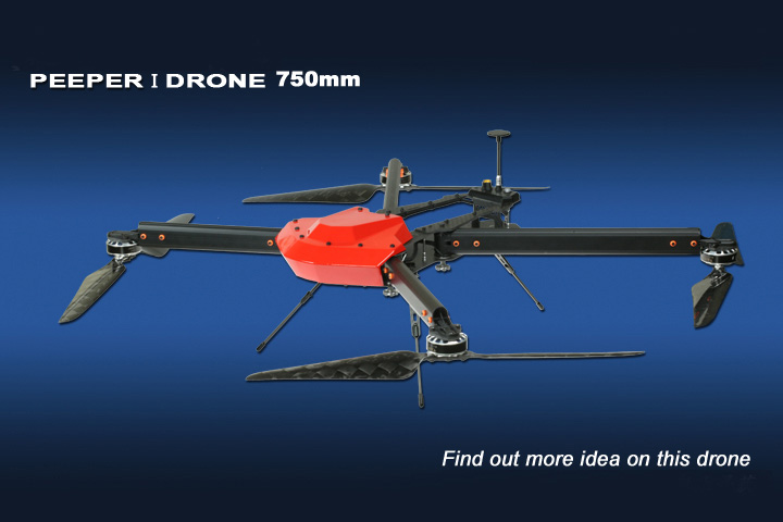 [˾ũ] TL750S1V3DP [TR] Peeper I-Drone V3 for Long Range Scout(Lower Prop) - ARF 3