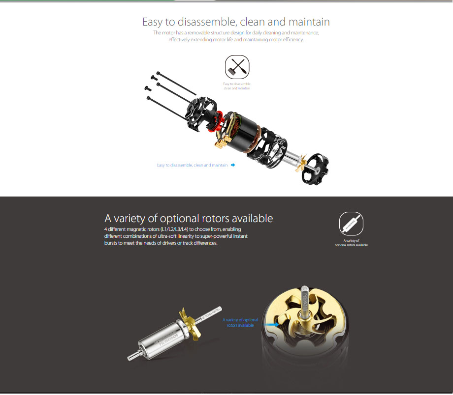 [�˾���ũ] 30401138 [HOBBYWING] [�帮��Ʈ ����] Xerun D10 13.5T 2900Kv Sensored Brushless Motor - Passion Edition (Red) 4