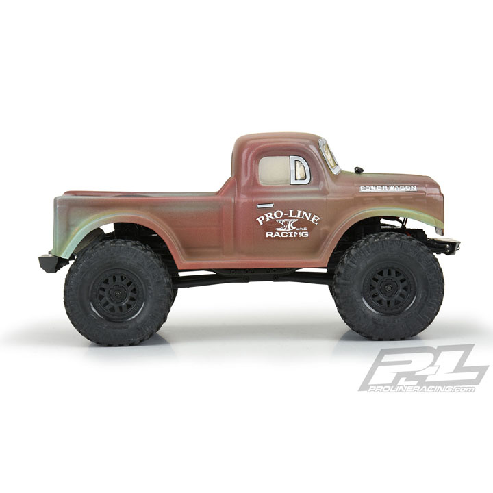 �˾���ũ PRO356500 [PROLINE-RACING] AP3565 1946 Dodge Power Wagon Clear Body (SCX24) 5