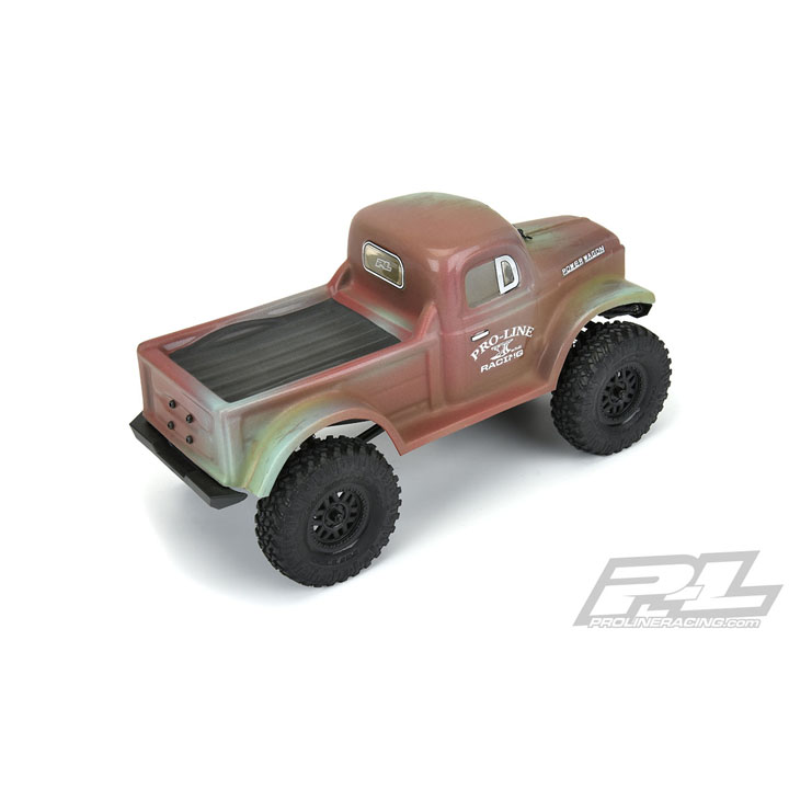 �˾���ũ PRO356500 [PROLINE-RACING] AP3565 1946 Dodge Power Wagon Clear Body (SCX24) 6