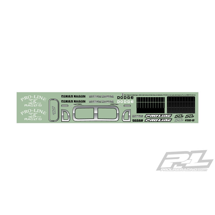 �˾���ũ PRO356500 [PROLINE-RACING] AP3565 1946 Dodge Power Wagon Clear Body (SCX24) 9