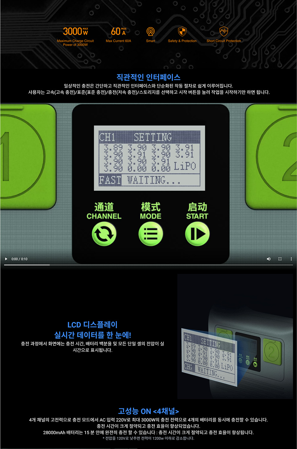 [˾ũ]  ٰ 3000H 12,14 (61V) 4Ʈ Ƭ 뷮 ͸  - ѱ 2