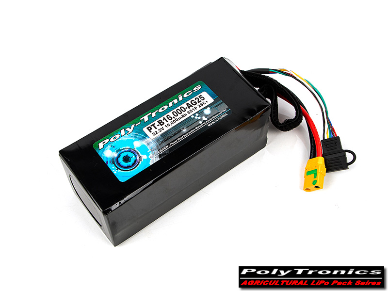 [ܼ] PT-B16K-AG25-6S-XT90 PT-B16000-AG25 (22.2V, 6S1P, 25C /D.C/XT90) Ƭ  ͸