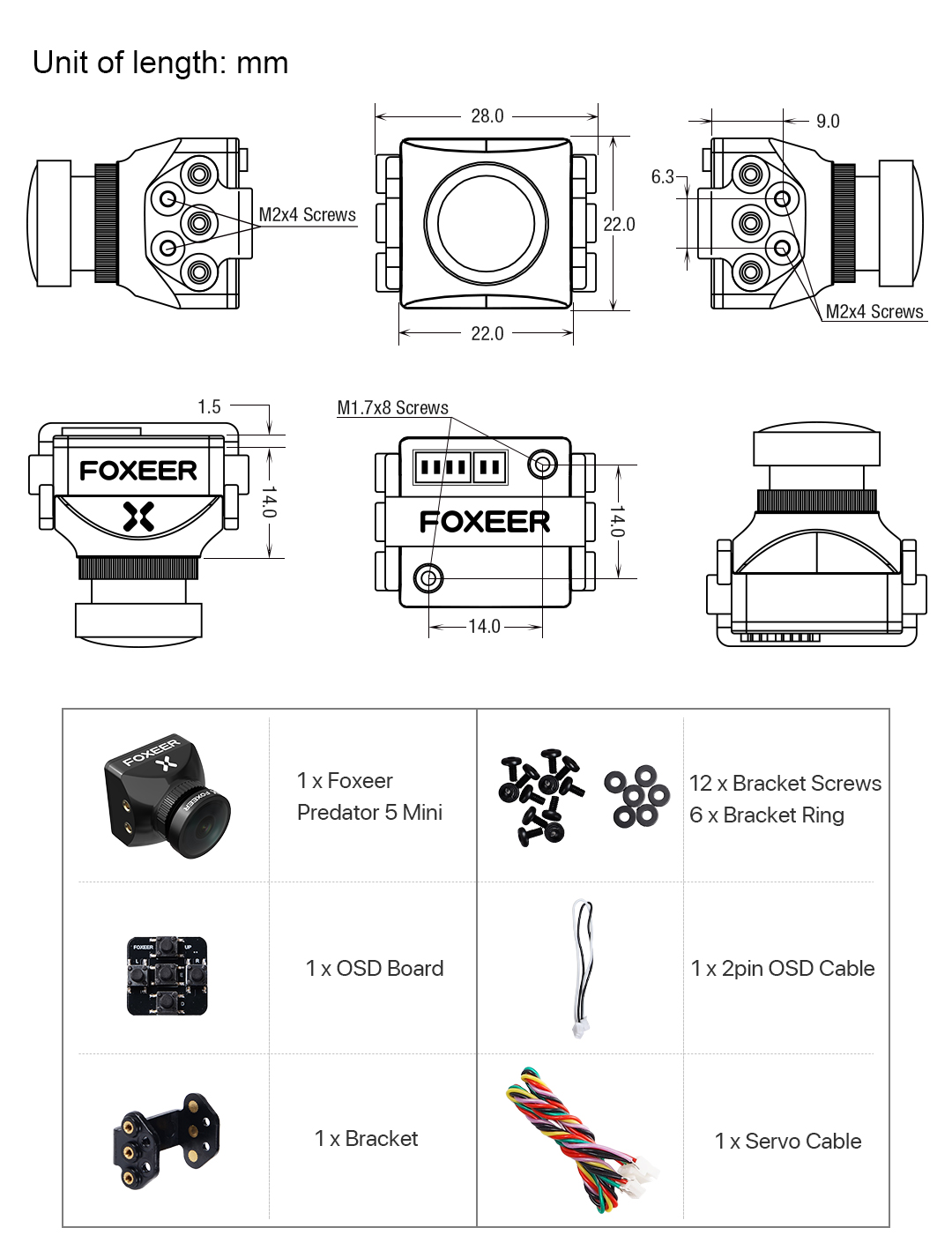 �˾���ũ  [Foxeer] ���þ� �������� V5 �̴� ī�޶� ��� (����, 1.8mm����) 4