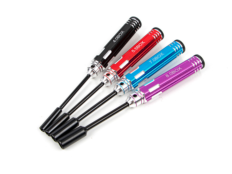 �˾���ũ SREA-325 [TR] Steel Socket Nut Wrench(4.0/5.5/7.0/8.0mm) Set - 4 Color 1
