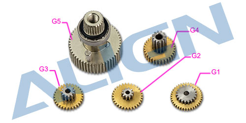 �˾���ũ HSP61503T [ALIGN] DS615S Servo Gear Set 1
