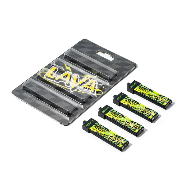 �˾���ũ  [BETAFPV] LAVA 1�� 3.8V 320mAh 95C LiHV ��Ƭ������ ���͸� (5��) 6