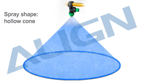 �˾���ũ HE1B039XXT [ALIGN] E1 Hollow Cone Nozzle - Green 3