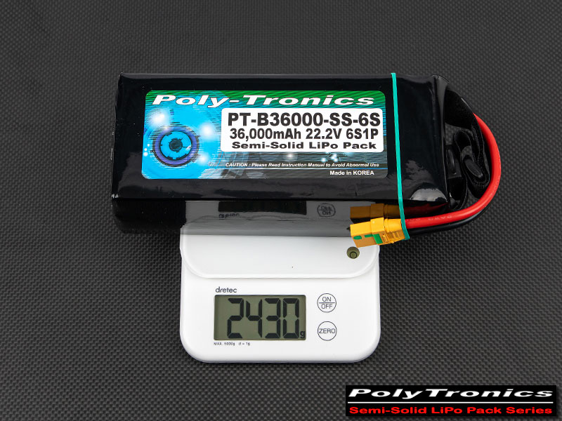 �˾���ũ PT-B36000_SS-6S [HYBRID] PT-B36000-SS-6S (22.2V/6S1P /XT90-S/Semi-Solid) �ݰ�ü ���͸� 6