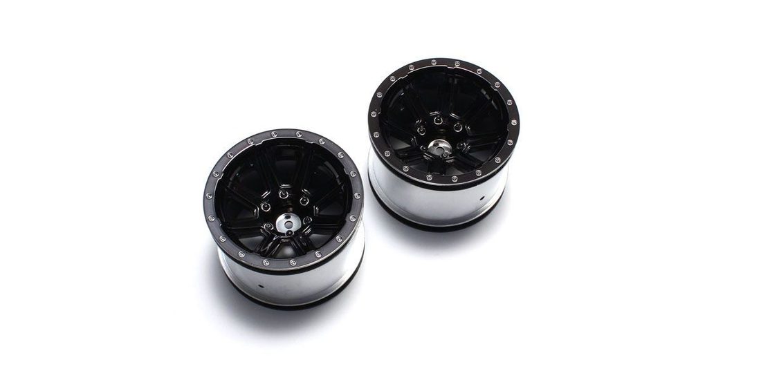 �˾���ũ KYFAH301BC [KYOSHO] Wheel (Black Chrome/2pcs/RAGE VE) 1