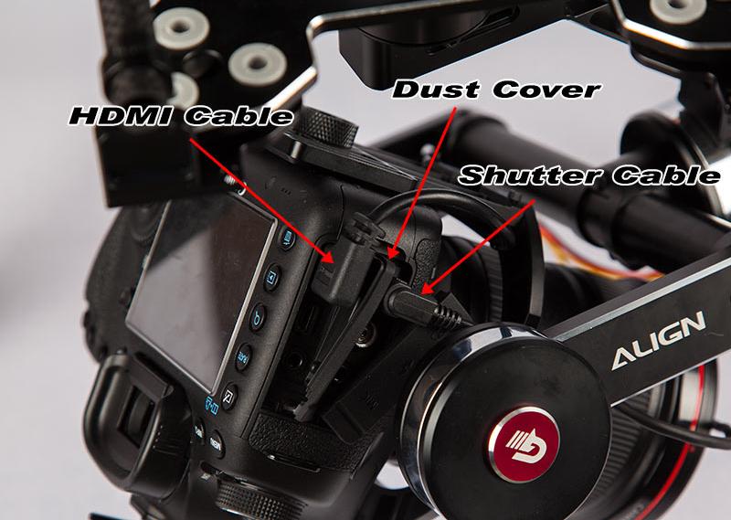 �˾���ũ RGG302XTA57 [ALIGN] G3 3X Gimbal Shutter Cable(for Sony A300/A57/A55/A350/A99 Series) 5