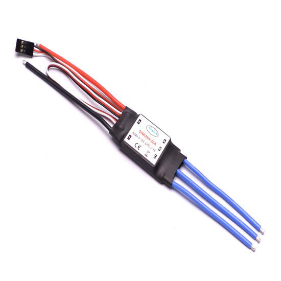�˾���ũ SK30-������ [RS] Simonk 30A �귯������ ���ӱ� - 2~4S�Է�/5V 2A BEC ���� - 3.5mm ����� + XT60 �� ���� ���� 3