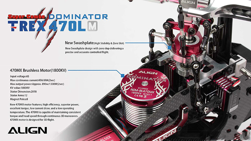 [ܼ] RH47E06XT [ALIGN] T-Rex470LM DOMINATOR KIT (, ӱ )