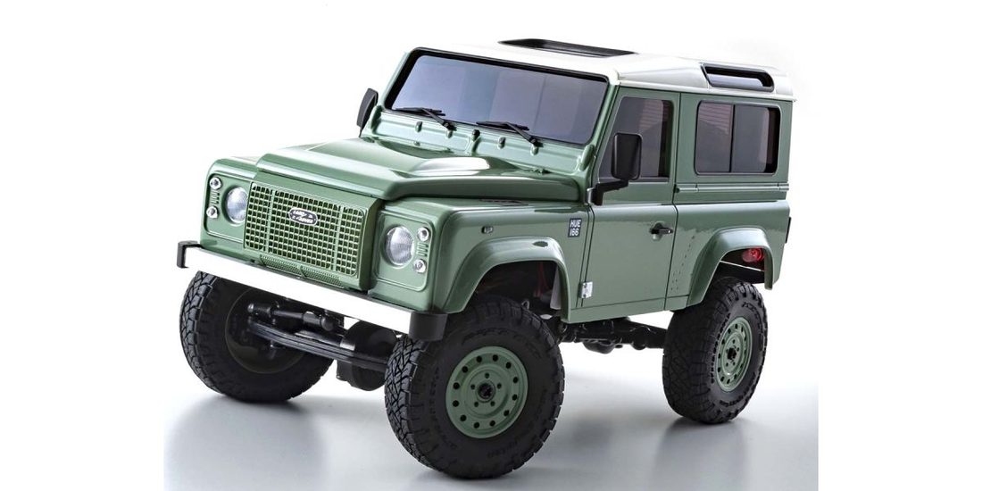 �˾���ũ KY32527GR [KYOSHO] MX-01 r/s Land Rover Defender 90 Green 8