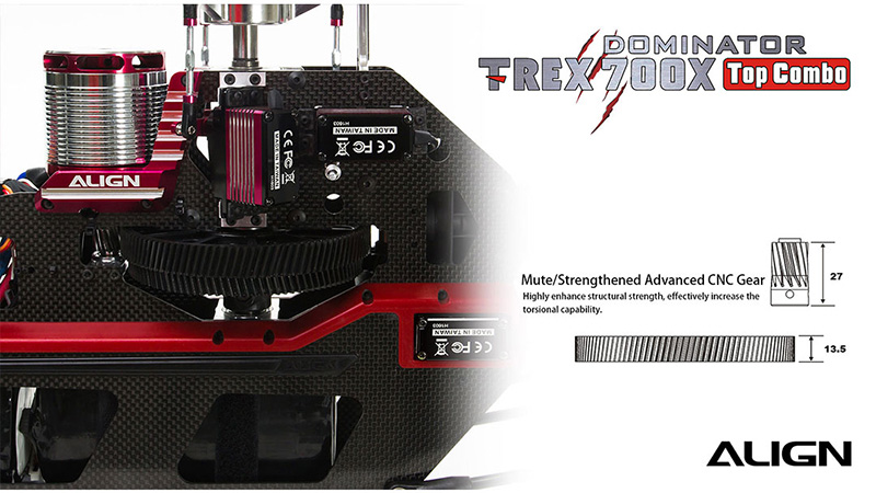 [�˾���ũ] RH70E35XW [ALIGN] T-Rex700X Dominator TOP Combo 15