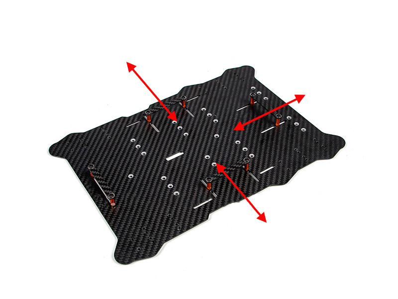[ܼ] TL8X023 [TR] TAROT T1000 PRO Battery Mount Plate (155/165mm Universal)
