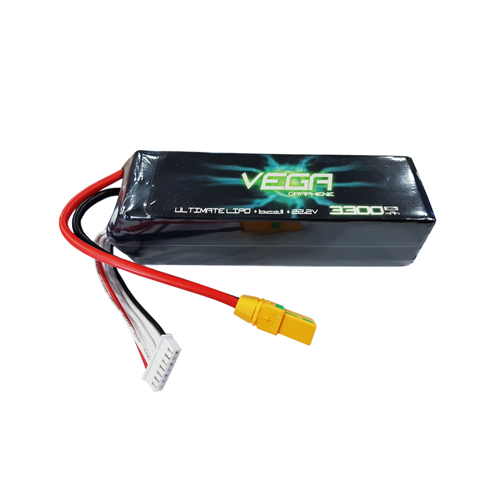 �˾���ũ  VEGA ���� �׷��� 6�� 22.2V 3300mAh 35C ��Ƭ������ ���͸� - XT90 ��Ƽ����ũ 3