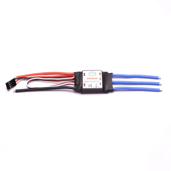 �˾���ũ SK30-������ [RS] Simonk 30A �귯������ ���ӱ� - 2~4S�Է�/5V 2A BEC ���� - 3.5mm ����� + XT60 �� ���� ���� 4