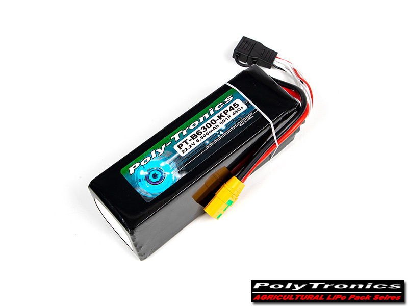 �˾���ũ PT-B6300N_KP45_6 PT-B6300-KP45 (22.2V, 6S1P, 45C+/JST-XT) ��Ƭ������ ���͸� - XT90 ��Ƽ����ũ 2