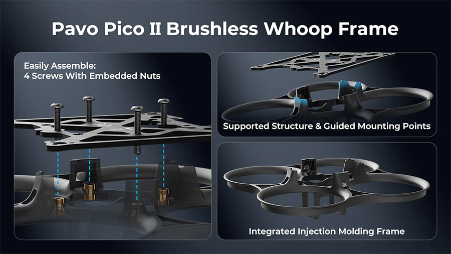 ¾Ë¾¾¹ðÅ© ´öÆ® ÆÄÃ÷(BETAFPV Pavo Pico II, DJI O4 Air Unit)